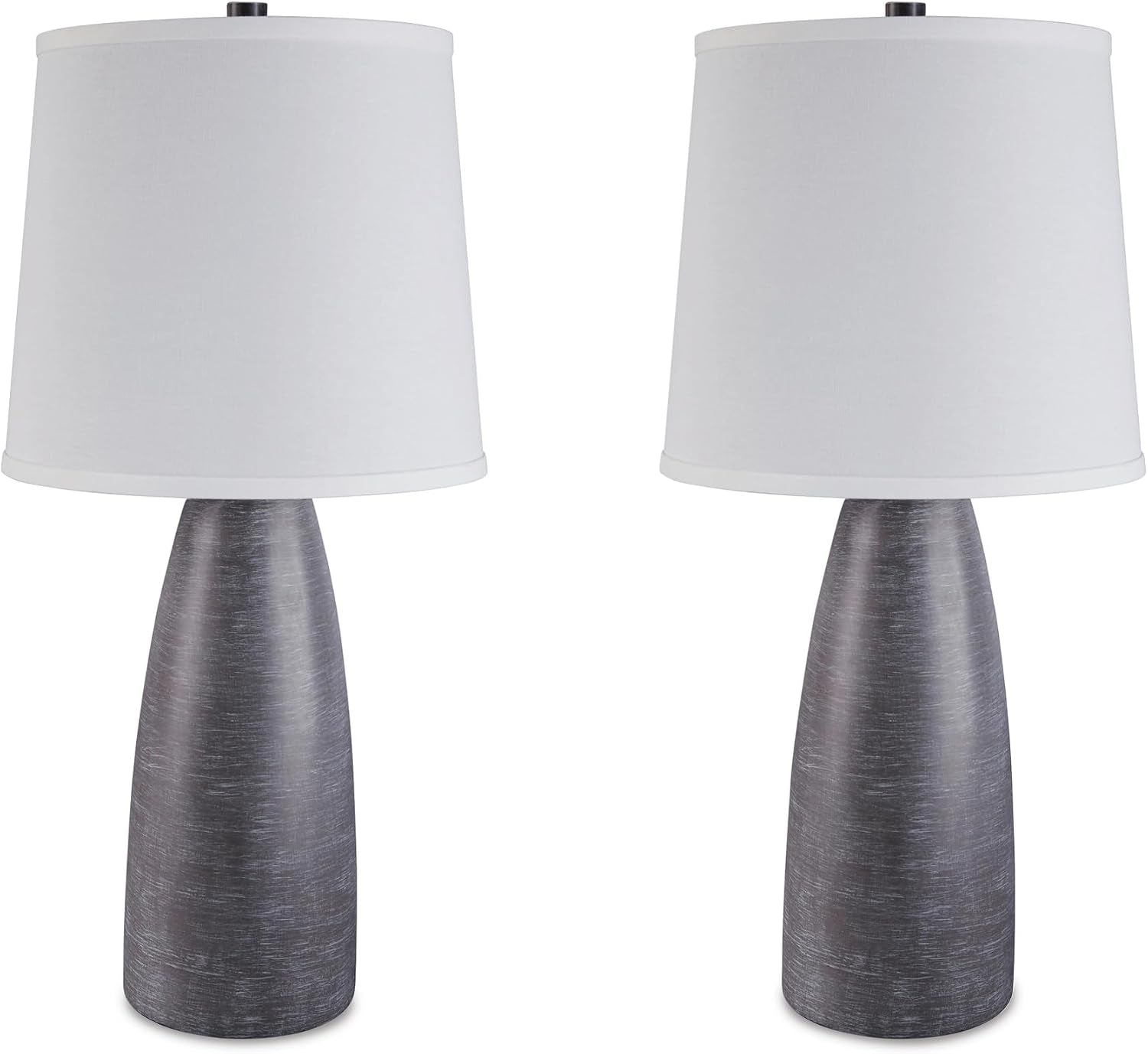 signature-design-by-ashley-shavontae-bedside-table-lamps-set-of-2-gray-stone-look-textured-gray-resin-bases-adjustable-3-way-switch-supporting-up-to-150w-for-custom-ambiance
