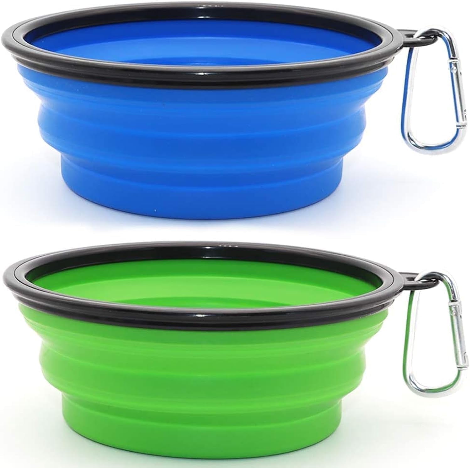 dog-bowl-pet-collapsible-bowls-2-pack-for-cats-dogs-portable-pet-feeding-watering-dish-for-walking-parking-traveling-with-2-carabiners-small-blue-green