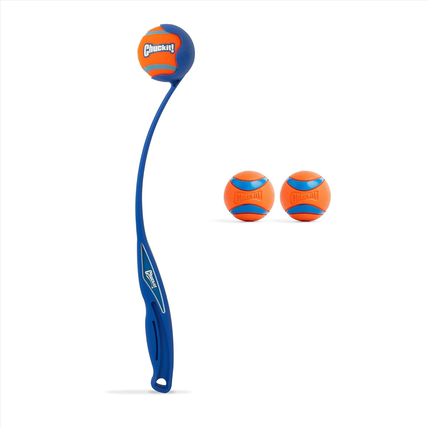 chuckit-ultra-ball-launcher-bundle-sport-18-with-2-pack-medium-2-5-bouncy-fetch-balls-for-dogs-20-60-lbs-dog-fetch-ball-thrower