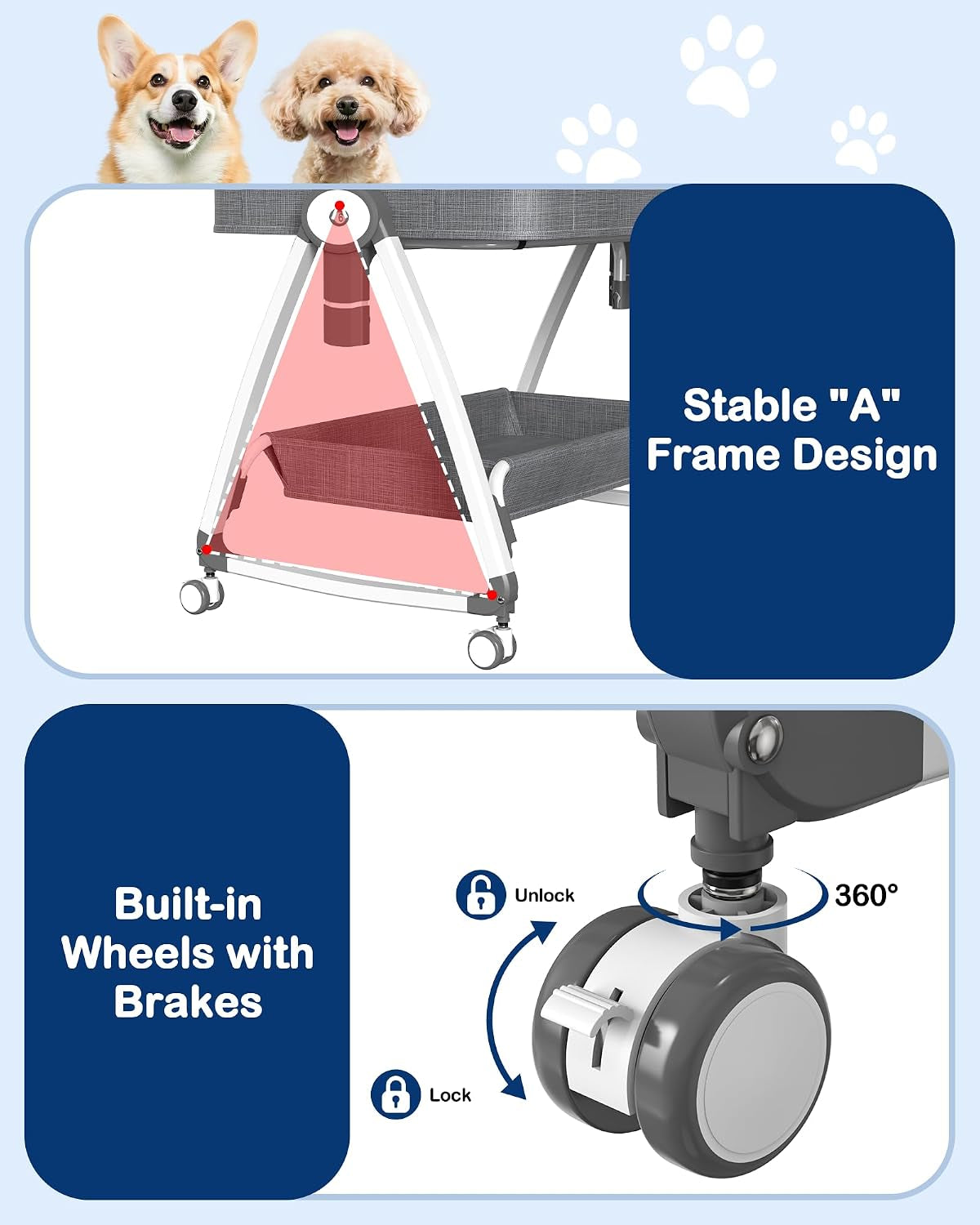 bedside-dog-bed-6-height-adjustable-pet-bassinet-for-medium-large-dogs-pet-couch-with-sides-elevated-bed-extension-for-humans-removable-washable-cover-dog-couch-with-wheels-30x21