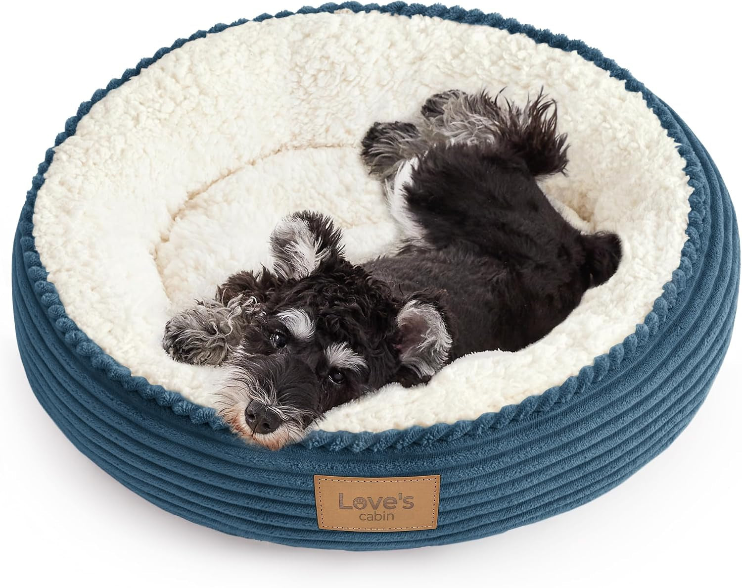 loves-cabin-round-donut-cat-and-dog-cushion-bed-20in-bed-for-cats-or-small-dogs-anti-slip-water-resistant-bottom-super-soft-durable-fabric-pet-beds-washable-luxury-cat-dog-bed-gray