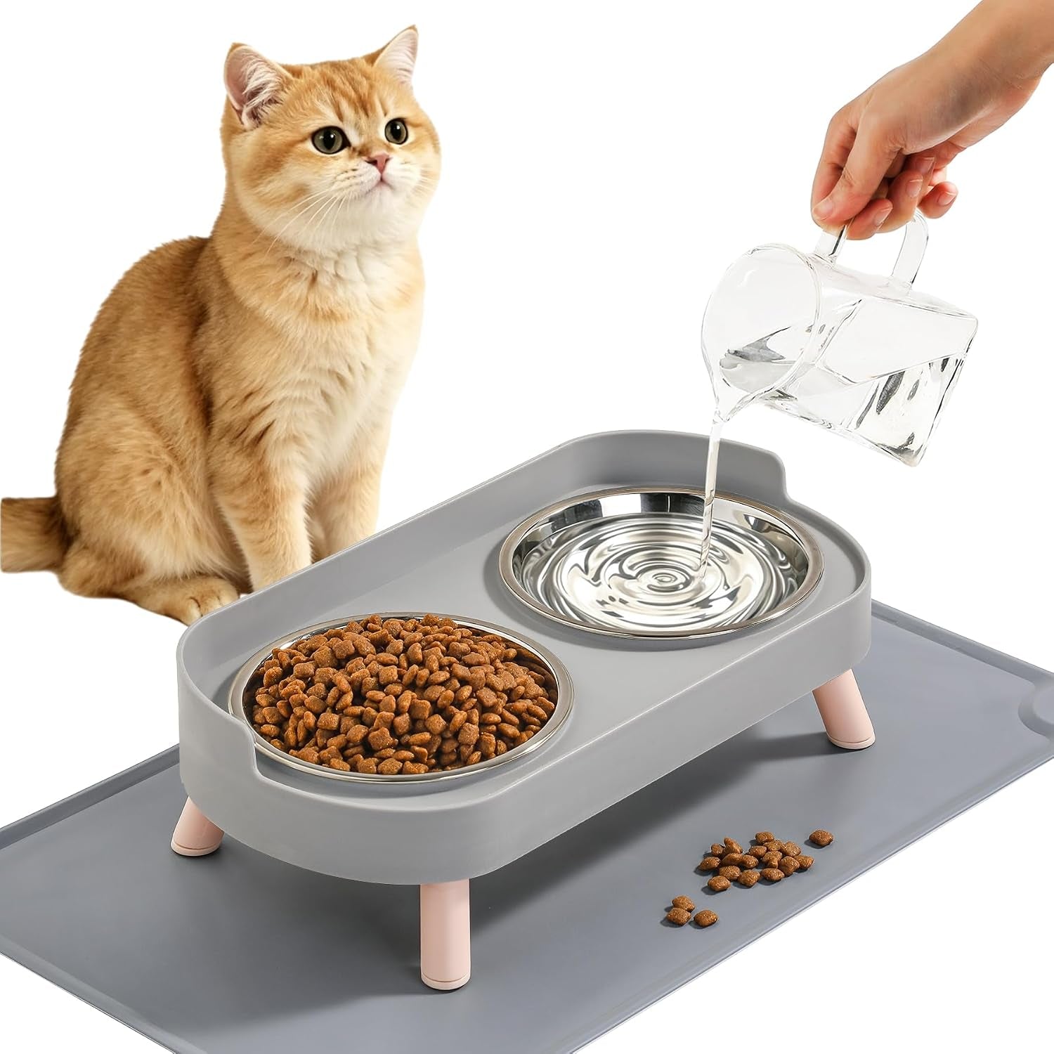 loejan-elevated-cat-bowls-set-raised-cat-food-and-water-bowl-set-with-non-slip-stand-pet-feeding-station-with-2-stainless-steel-bowls-with-splash-proof-guard