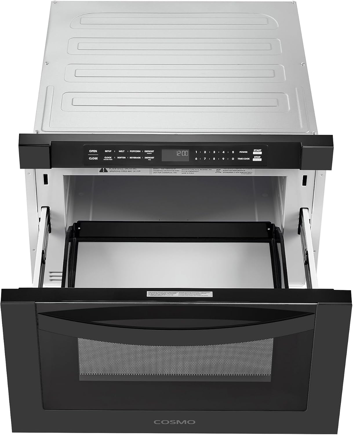 24-in-haven-collection-1-2-cu-ft-built-in-microwave-drawer-matte-black-cos-12mwdbk-touch-controls-11-power-levels-1000w-child-lock-function-defrost-functions-automatic-presets