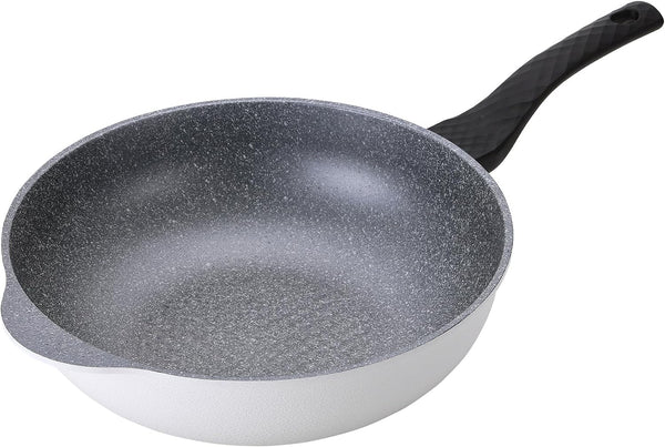 Cast Aluminum Nonstick Large Wok – Lightweight & Durable Stir Fry Pan, Heakthy Non Stick Coating, Easy to Clean, Dishwasher Safe, PFOA, PFAS Free, Stay-Cool Handle, Made in Korea (12.5", 32Cm)1