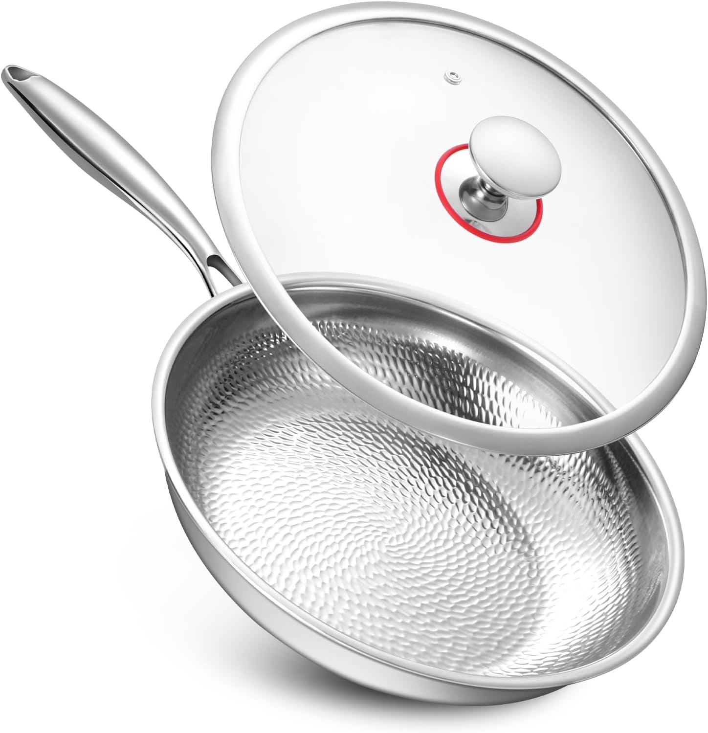 hammered-non-stick-frying-pan-with-lid-12-inch-stainless-steel-kitchen-cookware-pot-scratch-resistant-even-heating-cookware-for-all-stovetops-12in-with-lid