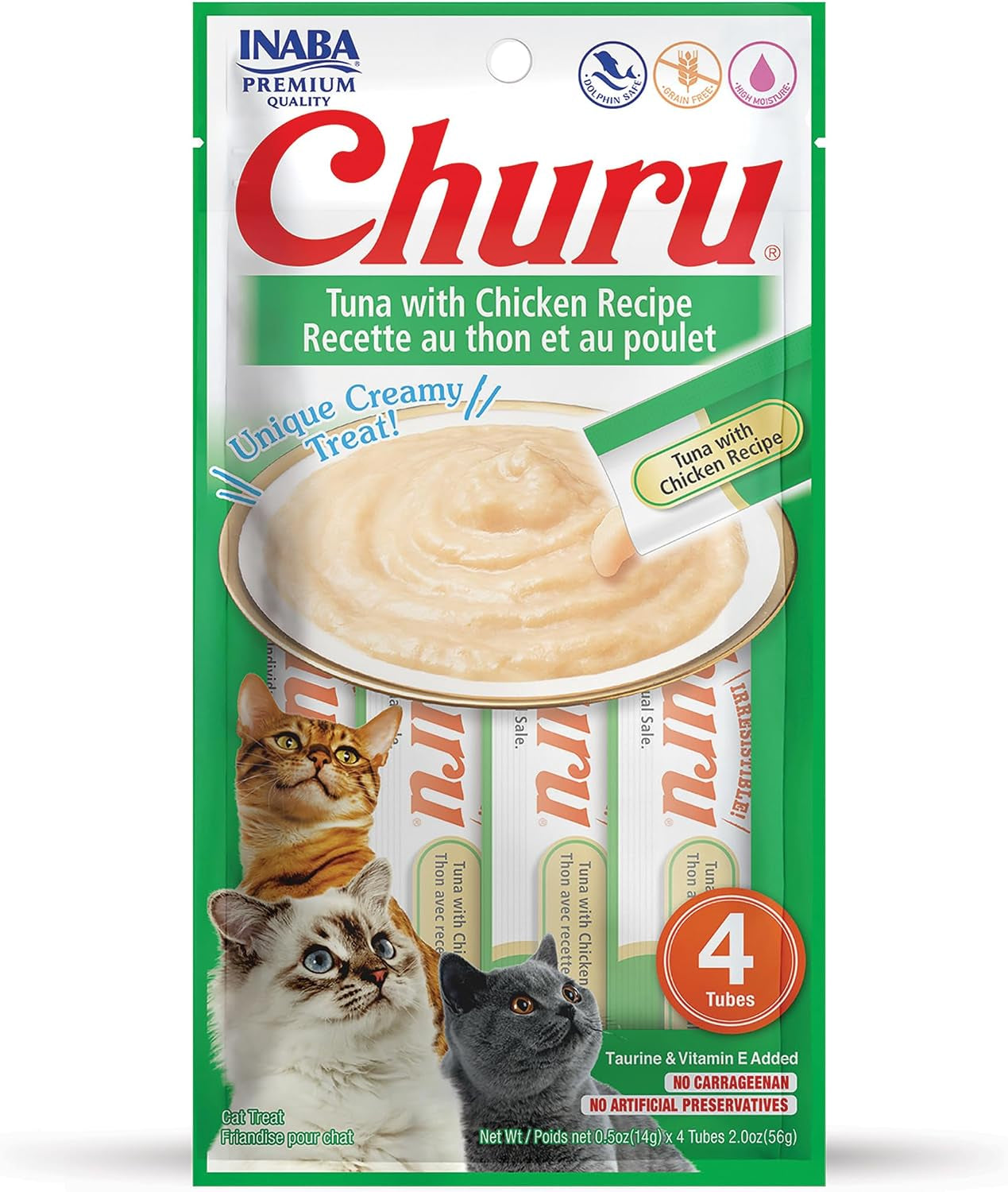inaba-churu-cat-treats-grain-free-lickable-squeezable-creamy-puree-cat-treat-topper-with-vitamin-e-taurine-0-5-ounces-each-tube-4-tubes-tuna-with-salmon-recipe