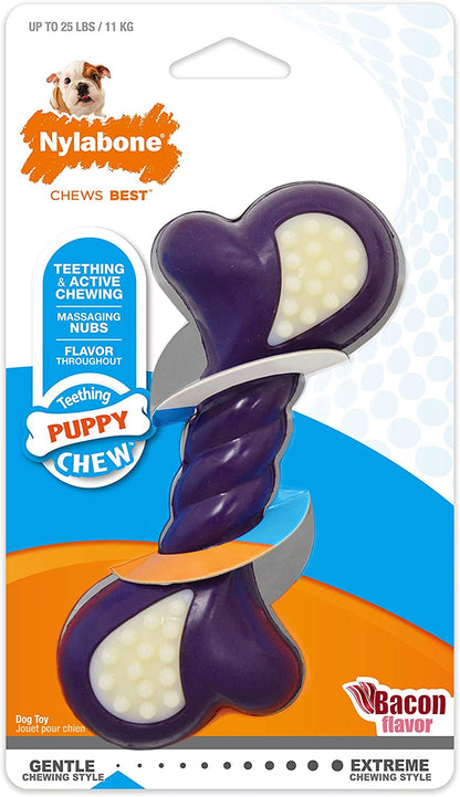 Nylabone Puppy Chew 2-In-1 Teething Freezer Bone Dog Chew Toy, Small | Peanut Butter Flavor, Teething Toys for Puppies, Puppy Teething Freezable to Soothe Sore Gums, for Small Puppies up to 25 Lbs16