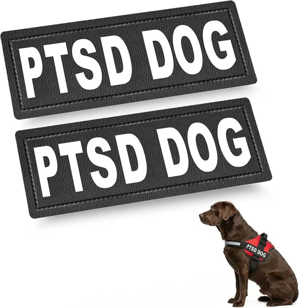 Industrial Puppy Emotional Support Dog Patch, Reflective XS 1 X 2.75 in | Clear Visibility, Durable Vest Patches for Identification, Compatible with Hook & Loop Vest Gear - XS 1X2.75 Inch10