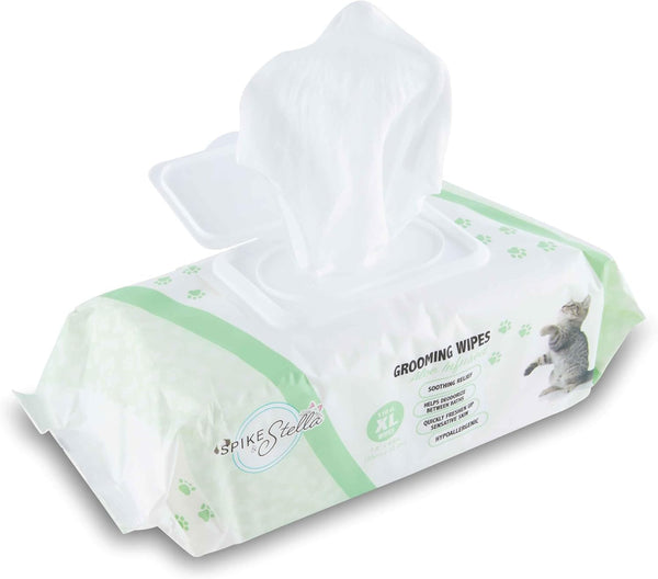 110 Pack Pet Grooming Wipes - Large & Extra-Large Sizes - Lavender, Aloe, & Unscented Variations - Hypoallergenic & Extra Durable - Perfect for Dogs & Cats, 8.6"X7.8"13