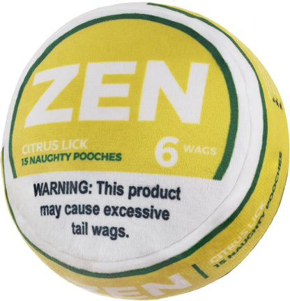 Nestpark Zen Pupper Deckies Parody Dog Toy - Plush Squeaky and Crinkle Funny Dog Toy - Drool Mint10