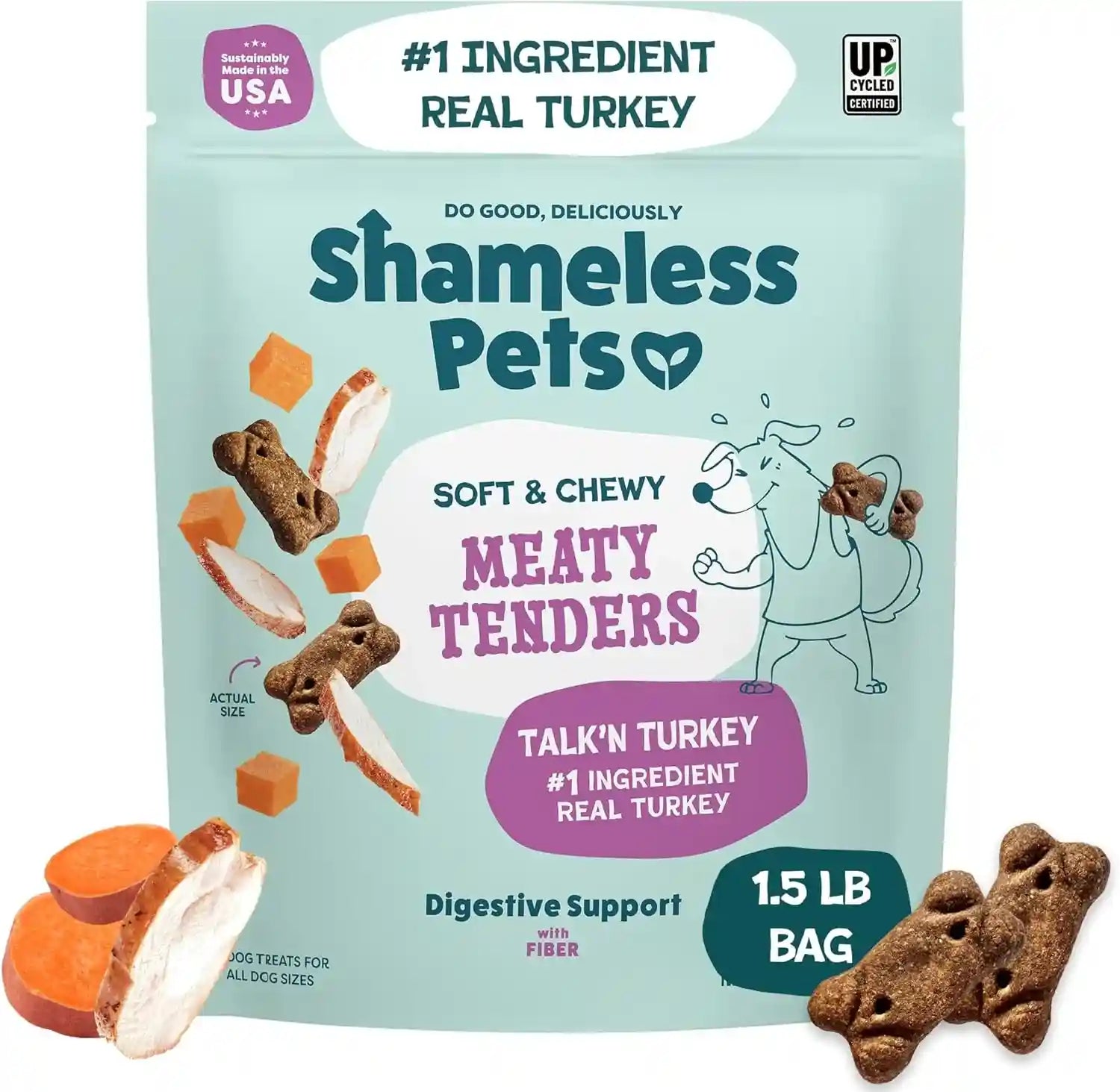 shameless-pets-soft-dog-treats-bacon-me-crazy-meaty-tenders-soft-chewy-treats-for-dogs-real-bacon-1st-ingredient-grain-free-healthy-treats-for-small-medium-large-dogs-8oz