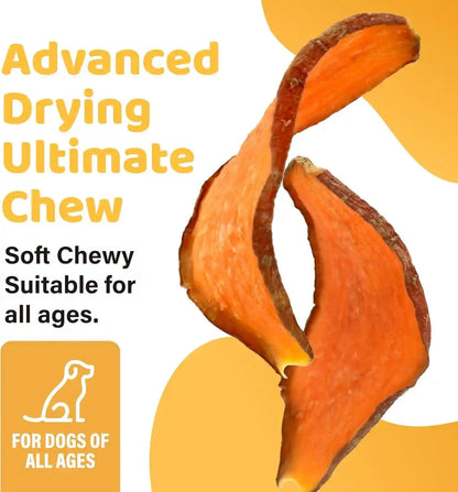 Ipaw Sweet Potato Dog Treats, Sqf-Certified Production Process Dog Chew | Human Grade, Single Ingredient, Rawhide Alternative Dog Treats for Vegetarian, Hypoallergenic, Easy to Digest4