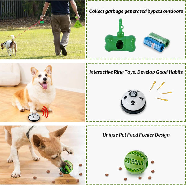 MRSOHRET 20Pcs Puppy Chew Toys for Teething, Dog Chew Toys with Rope Toy, Pet Dog Toothbrush, Treat Balls, Plush Toys and Squeaky Toys for Small Medium Dogs with Basket to Keep Them Busy5