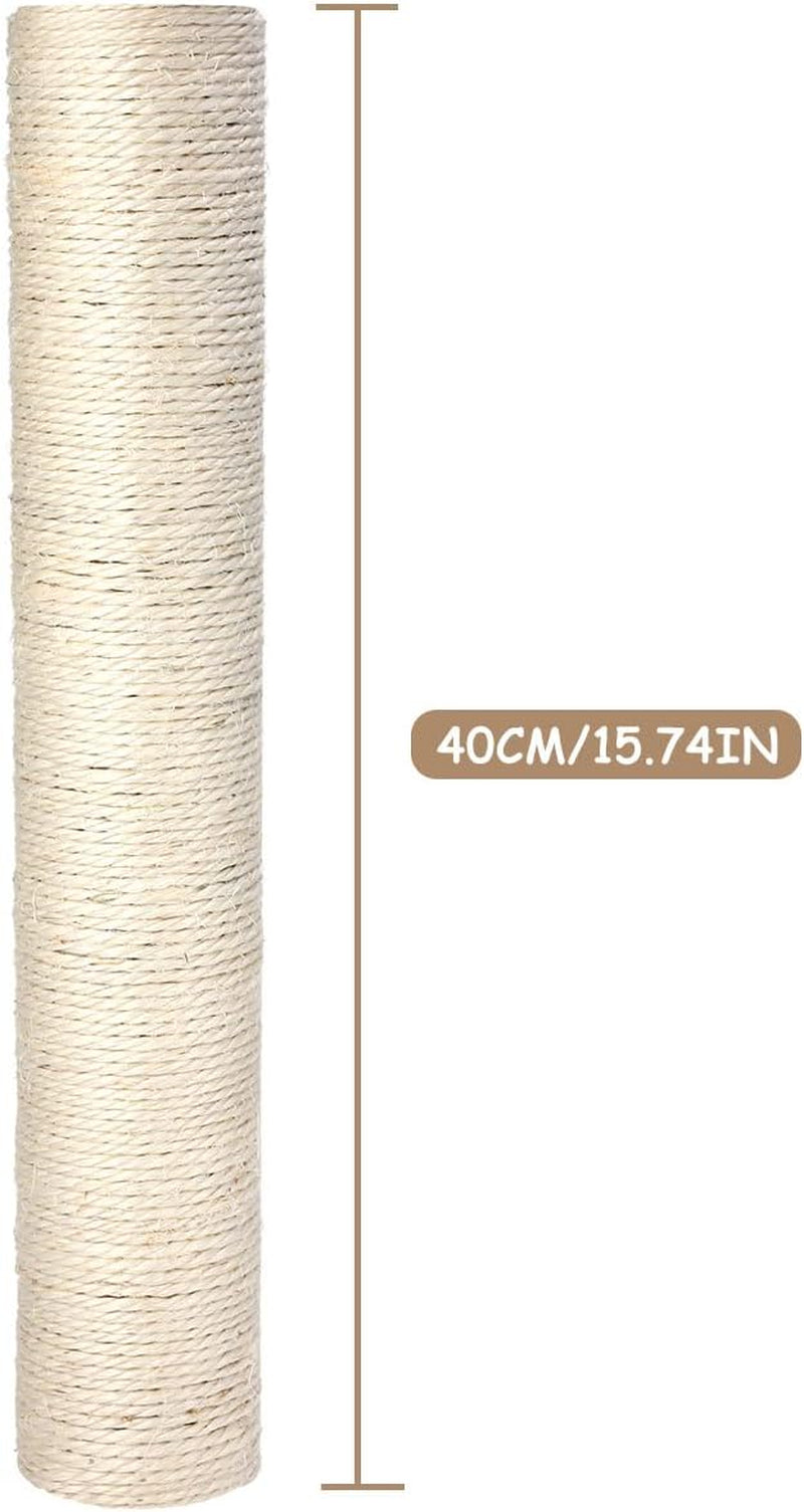 powerking-natural-sisal-replacement-scratching-post-15-7-2-pieces-m8-cat-scratch-post-refill-pole-parts-for-refurbishment-include-screws-white