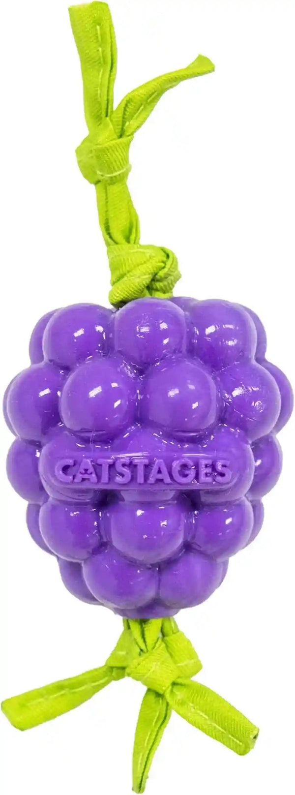 Catstages Bouncing Grape Teether Cat Toy, Soft and Textured Chew, Catnip Oil Coating1