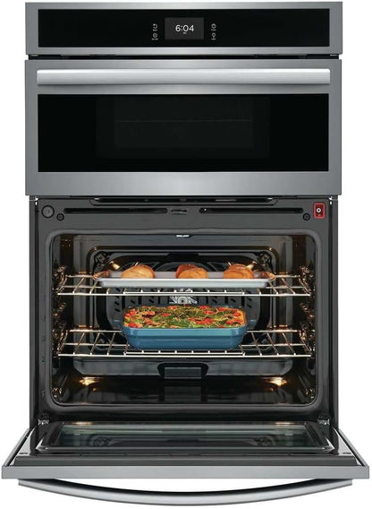Gallery 30 in Electric Built-In Wall Oven & Microwave Combination W/Total Convection, Smudgeproof Black Stainless Steel3