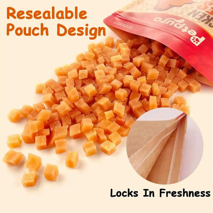 Soft Chicken Treats for Dogs, Grain Free Training Rewards Snacks, High Protein Chewy Bites for Puppy and Small & Senior Dogs, 10.6 Oz6