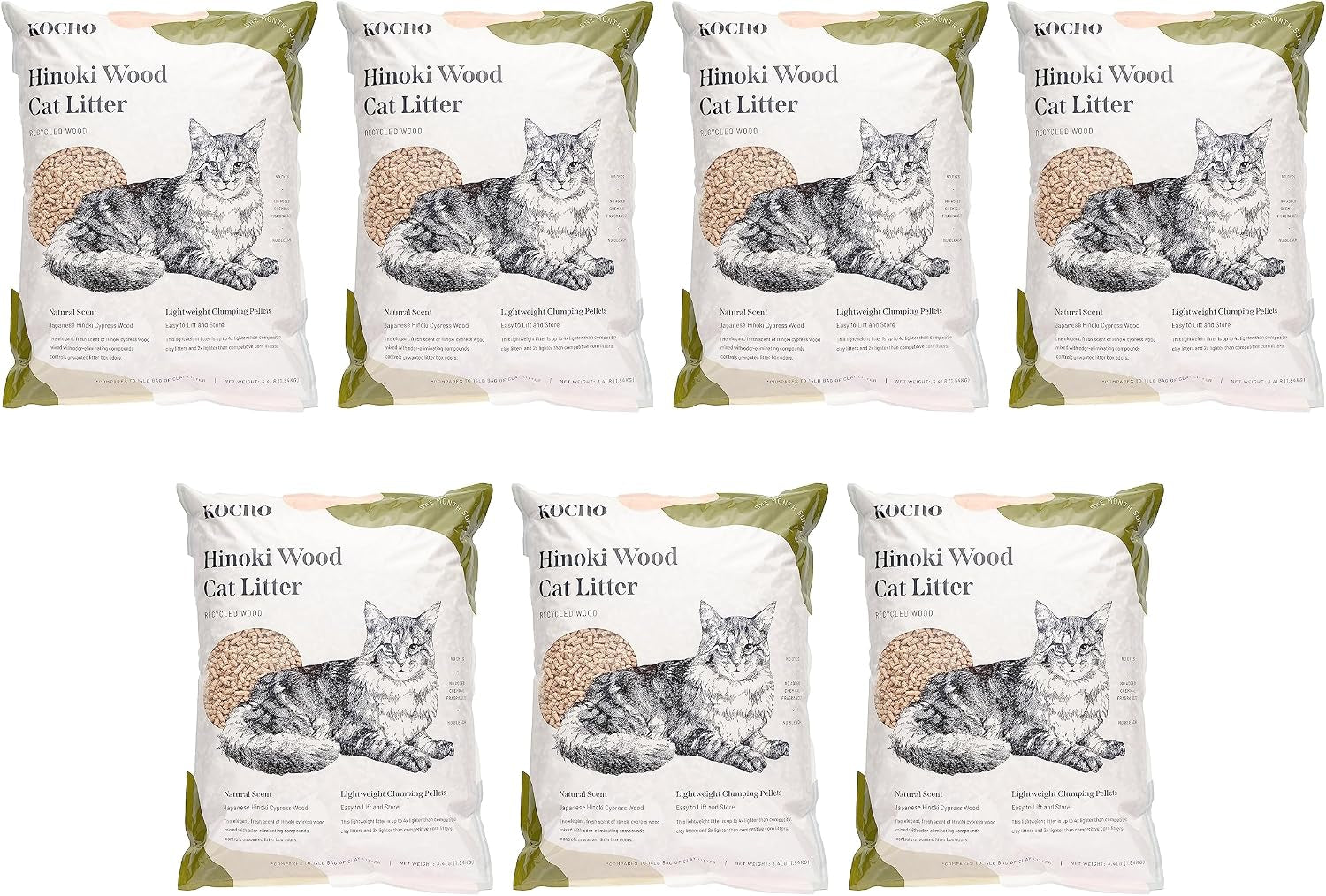 kocho-hinoki-wood-cat-litter-ultra-lightweight-fresh-scent-of-japanese-cypress-7pcs-pack-23-8lb
