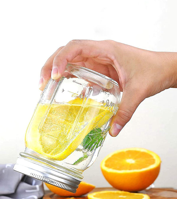 Wide Mouth Canning Lids and Rings for Ball or Kerr,Mason Jar Large Lids and Bands Set of 123