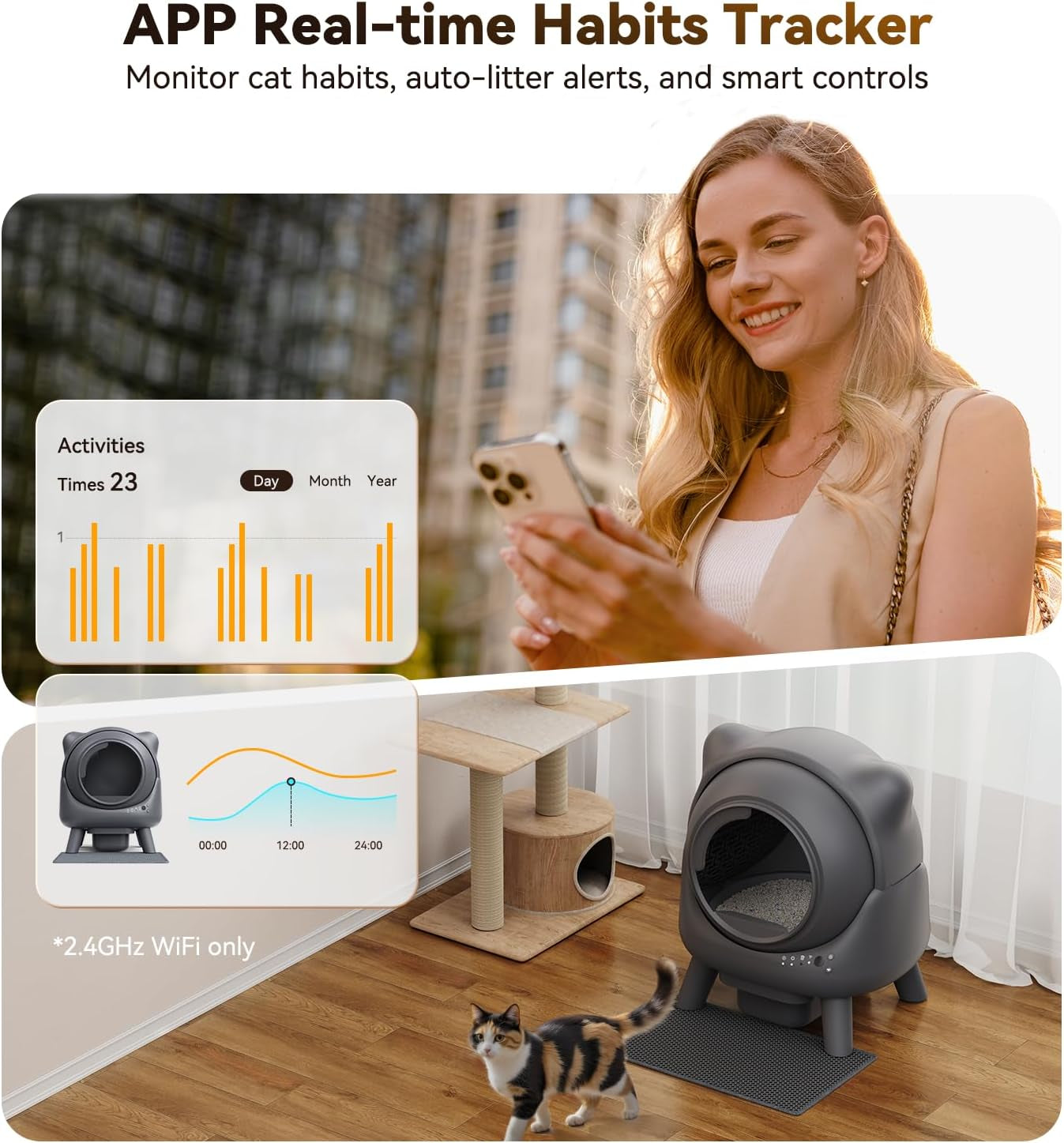automatic-litter-box-feelneedy-self-cleaning-litter-box-odor-control-robot-cat-ears-design-65l-app-real-time-monitor-cat-litter-boxs-for-multiple-cats-safety-sensors-with-1-trash-bag