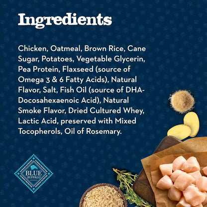 Blue Buffalo Baby Blue Training Treats Natural Puppy Soft Dog Treats, Savory Chicken 4-Oz Bag5