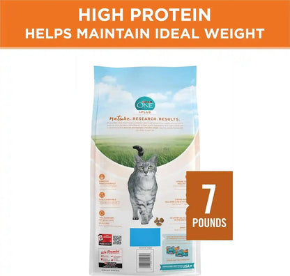 Purina ONE High Protein, Healthy plus Ideal with Chicken Dry Cat Food Control Formula - 7 Lb. Bag8