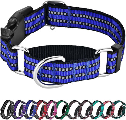 Martingale Collars for Dogs, Reflective Escape Proof Training Dog Collars with Quick Release Buckle,Adjustable No Slip Nylon Dog Collar for Medium Pets21