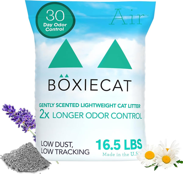 Boxie Unscented Lightweight Cat Litter 30 Day Odor Control Dust Free 6.5 Lb16