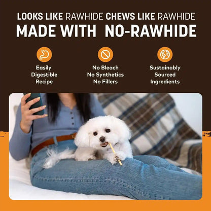 Earth Animal No Hide Stix - Rawhide Free Dog Chews Sticks 10 Count Chicken | Small Sticks Chicken Flavored Natural Rawhide Free Long Lasting Dog Chews - Treats for Small Dogs and Cats4