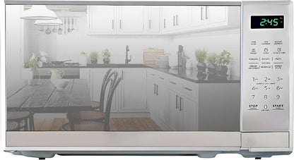 0.7 Cu Ft Microwave Oven Compact Countertop Microwave, Small Stainless Steel Kitchen Appliance with Digital Touch, Pre-Set Functions, 10” Turntable 700 Watt1