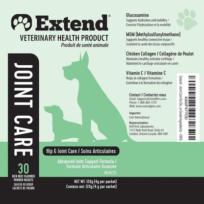 Extend Joint Support for Dogs Hip and Joint Supplement for Dogs Glucosamine Hip & Joint Support Arthritis Supplement, Support Healthy Joints, Mobility & Flexibility for All Dog Breeds - Made in USA8