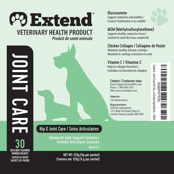 Extend Joint Support for Dogs Hip and Joint Supplement for Dogs Glucosamine Hip & Joint Support Arthritis Supplement, Support Healthy Joints, Mobility & Flexibility for All Dog Breeds - Made in USA8