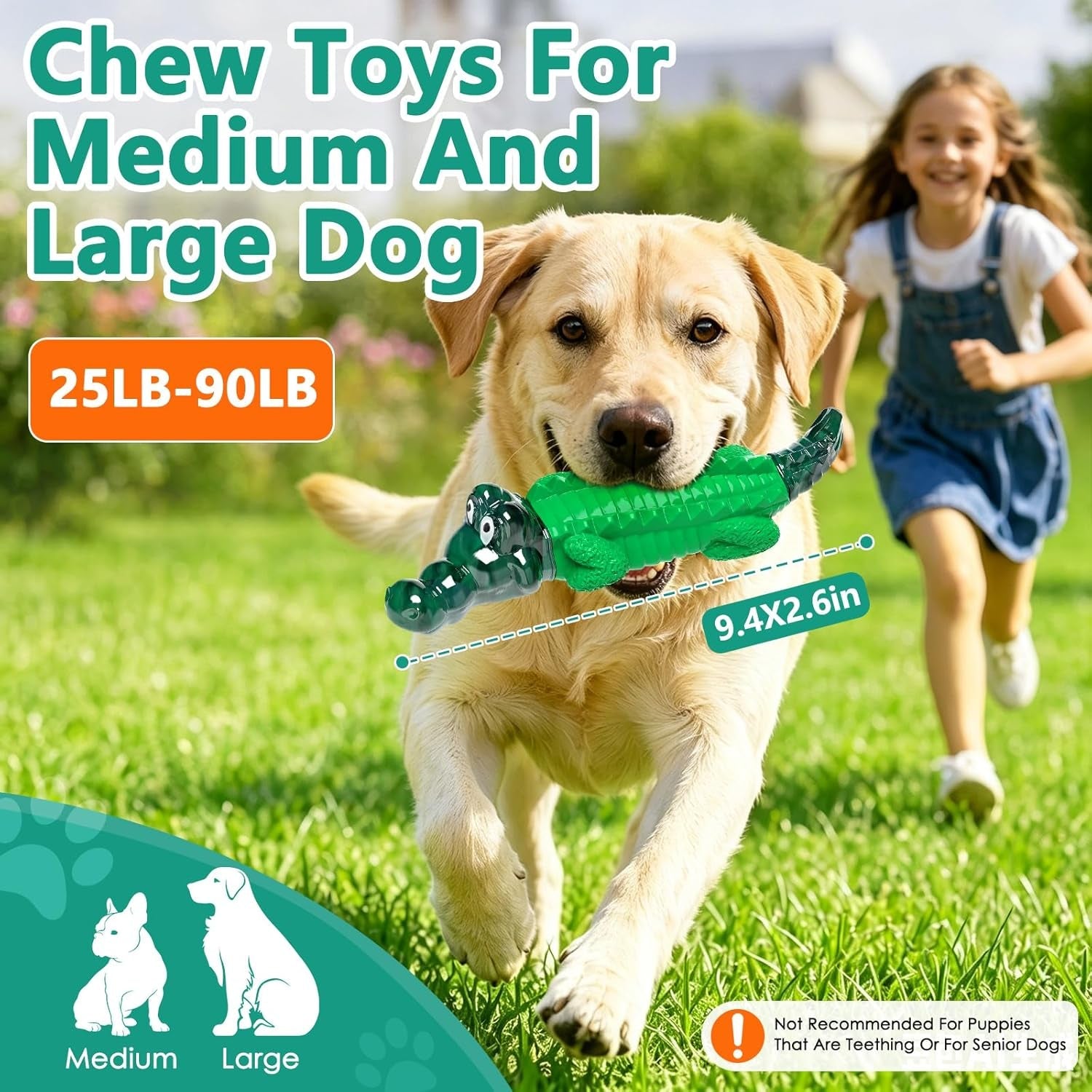 fuufome-alligator-dog-toys-for-aggressive-chewers-medium-large-breed-dogs-dental-cleaning-tough-nylon-rubber-hybrid-structure-anxiety-relief-long-daily-indoor-outdoor-chewing-dog-gift