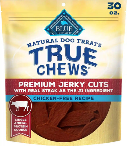 Blue Buffalo True Chews Chicken & Apple Sausage Natural Dog Treats, Real Meat Dog Snacks, Healthy Reward or Training Treat, Made in the USA with Real Chicken & Natural Ingredients, 12 Oz.12
