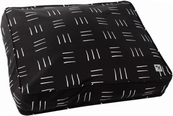 Molly Mutt Medium to Large Duvet Cover, Heat Waves, Brown with Black Accents 36"X45"X5"31