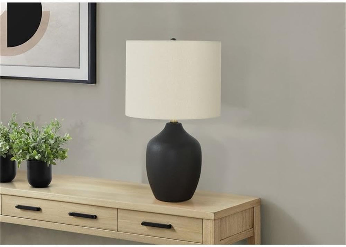 22-black-ceramic-table-lamp-ivory-linen-drum-shade-3-way-switch-7-5-base-and-13-shade-transitional-style-decorative-lighting-for-living-room-bedroom-or-office