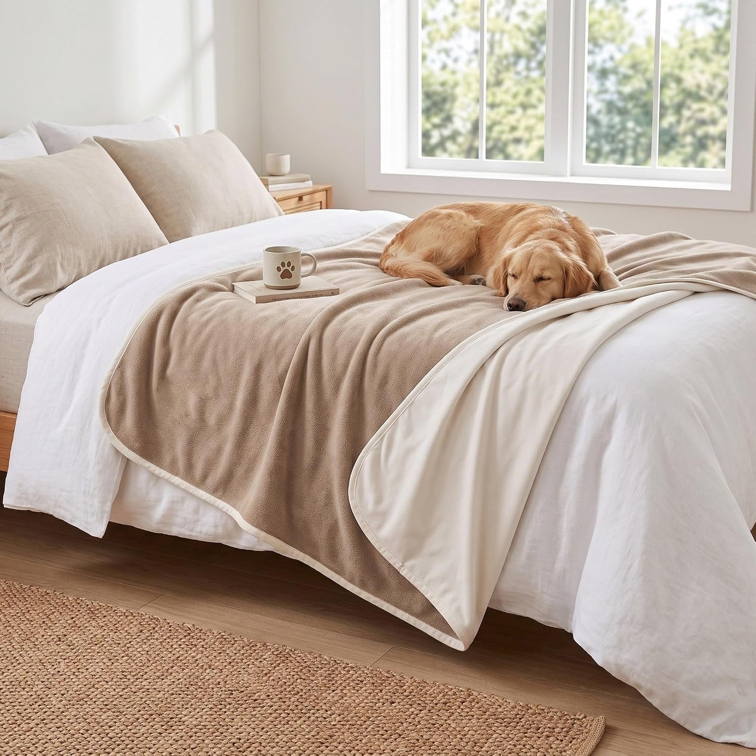 waterproof-blanket-for-dogs-reversible-furniture-protector-tpu-leak-proof-liner-soft-velvet-flannel-pet-throw-machine-washable-for-couch-and-bed-52-x-82-beige-khaki