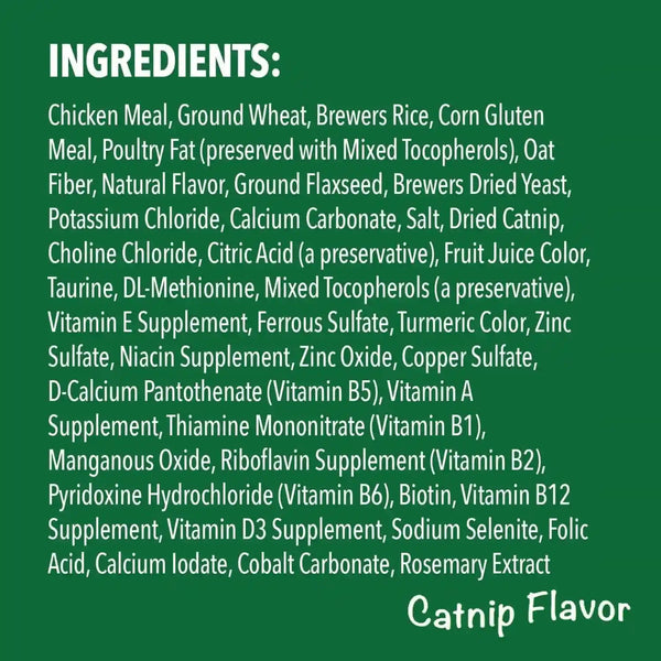 Greenies Feline Adult Natural Dental Care Cat Treats Bundle- Oven Roasted Chicken, Savory Salmon and Catnip Flavors, 4.6 Oz. Pouches5