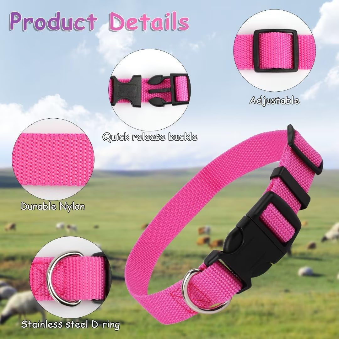 5-pack-classic-goat-collars-with-bells-anti-lost-pet-collar-adjustable-nylon-collar-sheep-grazing-copper-bells-for-small-farm-animal-sheep-calf-cow-accessories13-7-20-5