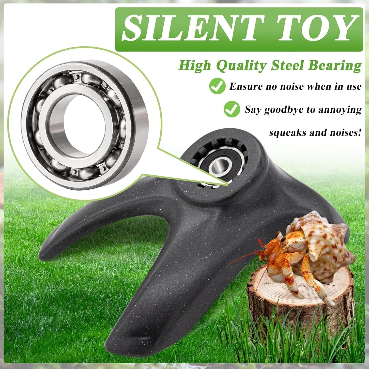 hermit-crab-exercise-wheel-silent-running-wheel-for-crab-tank-accessories-small-animal-wheel-for-hamster-gerbils-hedgehogs