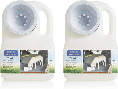 Lixit® Water Boy Portable Travel Dog Bowl - 3 Quart Spill Free Self Filling Pet Water Bowl - Made in USA (White, 1 Pack)6