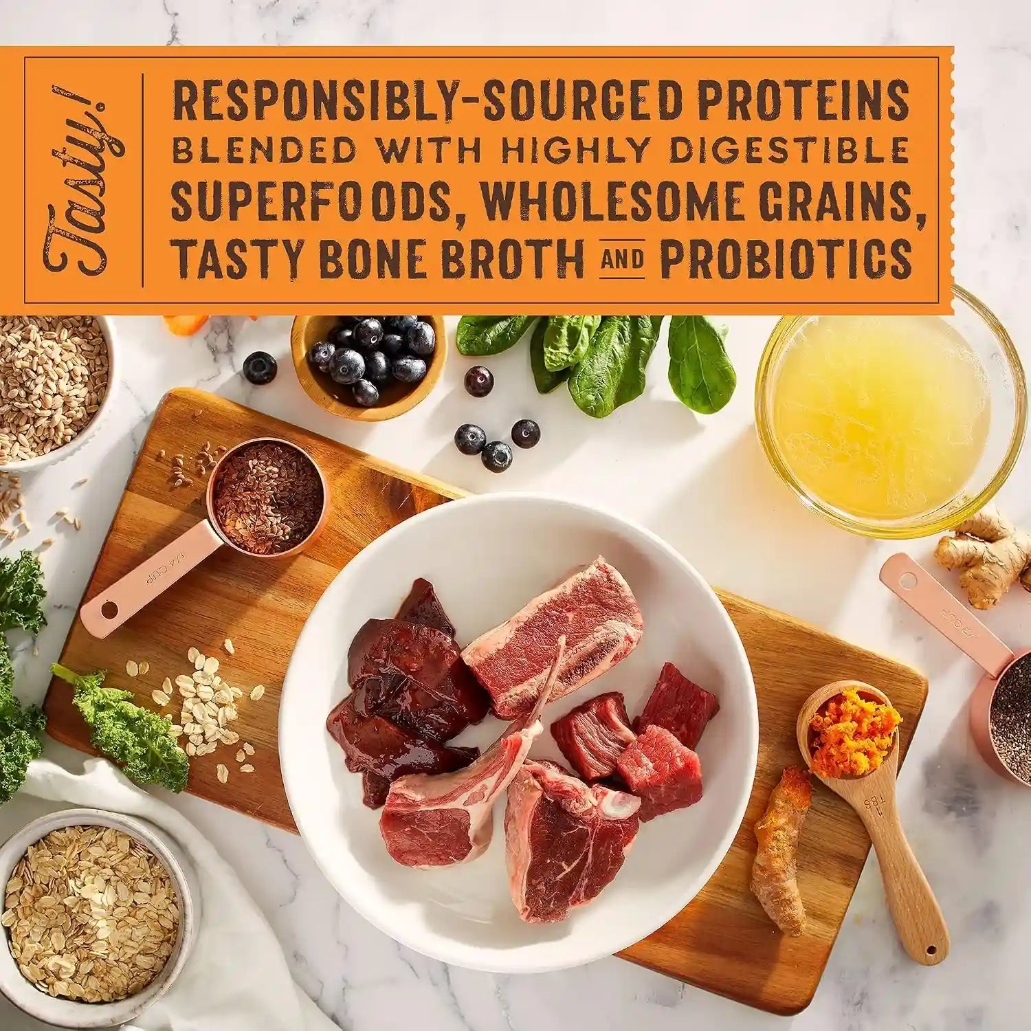 stella-chewys-superblends-raw-blend-wholesome-grains-grass-fed-beef-beef-liver-lamb-recipe-with-superfoods-3-25-lb-bag