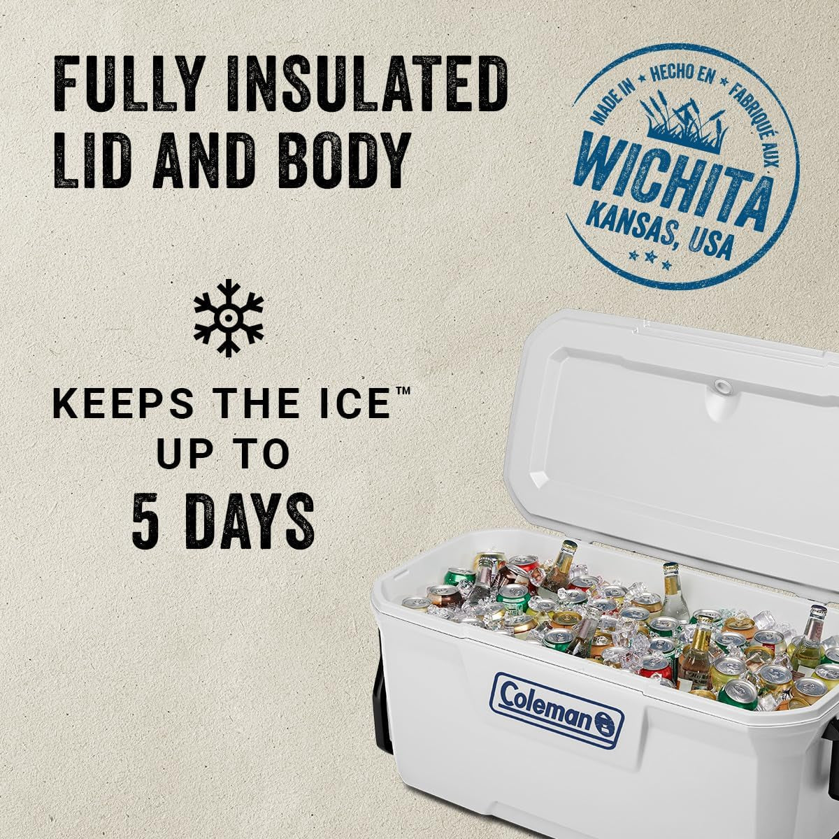 coleman-marine-cooler-with-fully-insulated-uv-guard-lid-body-keeps-ice-for-3-days-great-for-boating-fishing-52qt-100qt-wheeled-120qt-options