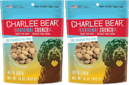 Charlee Bear Dog Training Treats, Cheese & Egg Recipe, Low Calorie (Under 3 Calories), Limited Ingredient Crunchy Dog Treats, 16 Oz. Resealable Bag12
