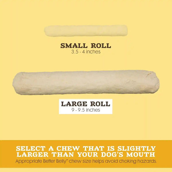 Better Belly Highly Digestible Rawhide Large Roll Chews, 3 Count (Pack of 1)4