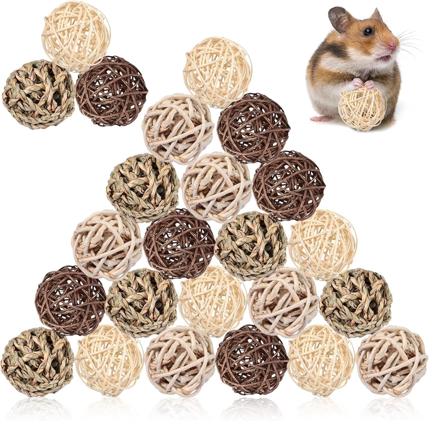24-pcs-bunny-chew-grass-balls-rolling-chew-toys-for-small-animals-bunny-gnawing-treats-natural-chew-grass-toys-rolling-play-balls-small-animal-cage-enrichment-toy