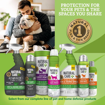 Natural Care Flea & Tick Spray for Dogs, Flea & Tick Treatment, 14Oz | Dog Tick & Flea Treatment, Pest Control, Certified Oils, Repels Fleas, Repels Ticks, Easy Spray Application, Pet Care5