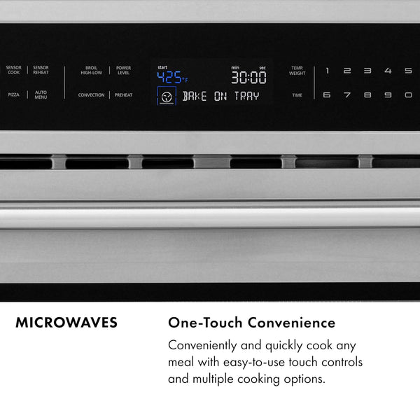 ZLINE 24" 1.2 Cu. Ft. Built-In Microwave Drawer in Black Stainless Steel6