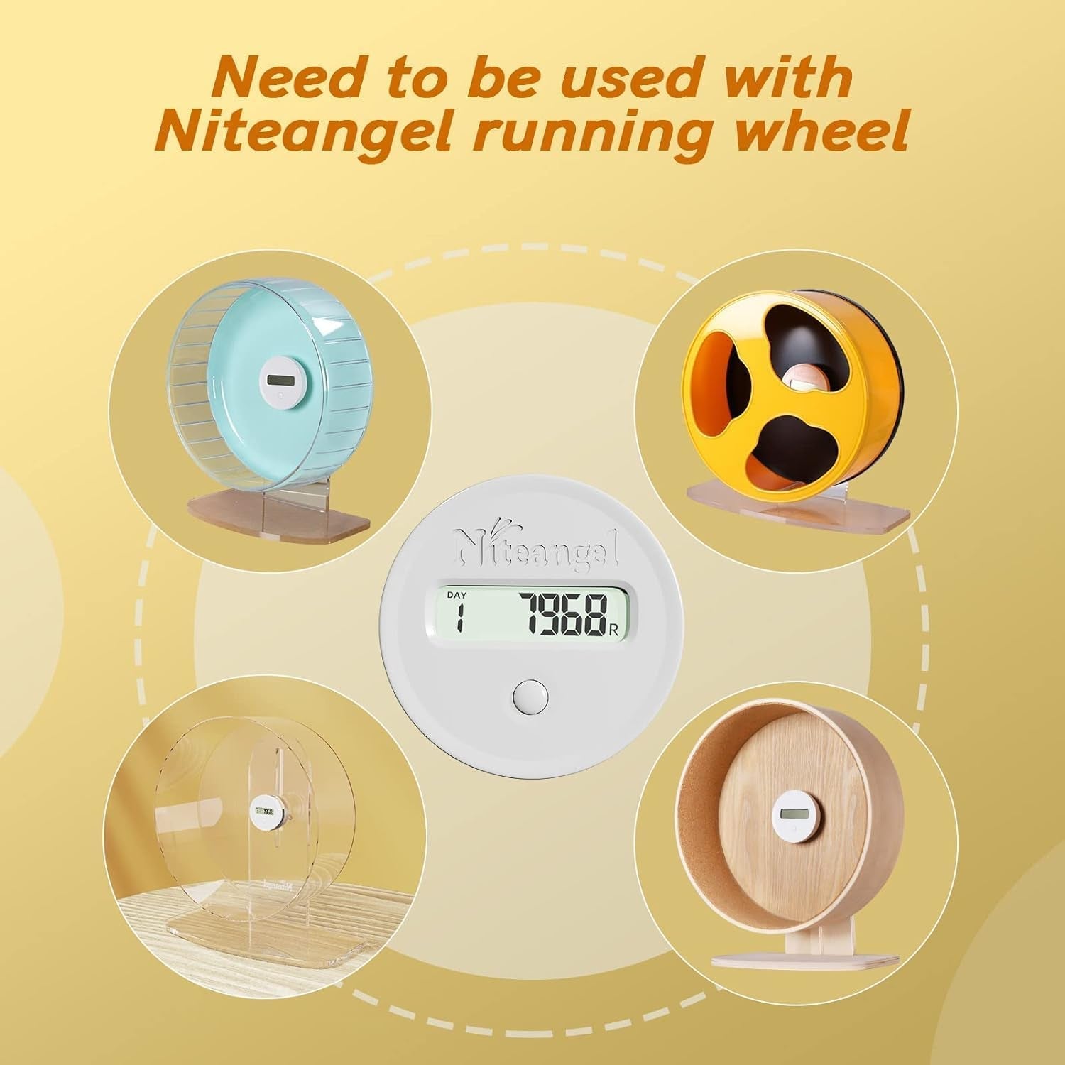 niteangel-accurately-hamster-wheel-pedometer-9-day-continuous-data-records-can-check-hamster-daily-activity-small-pet-running-track-step-counter-for-niteangel-super-silent-acrylic-wooden-wheels