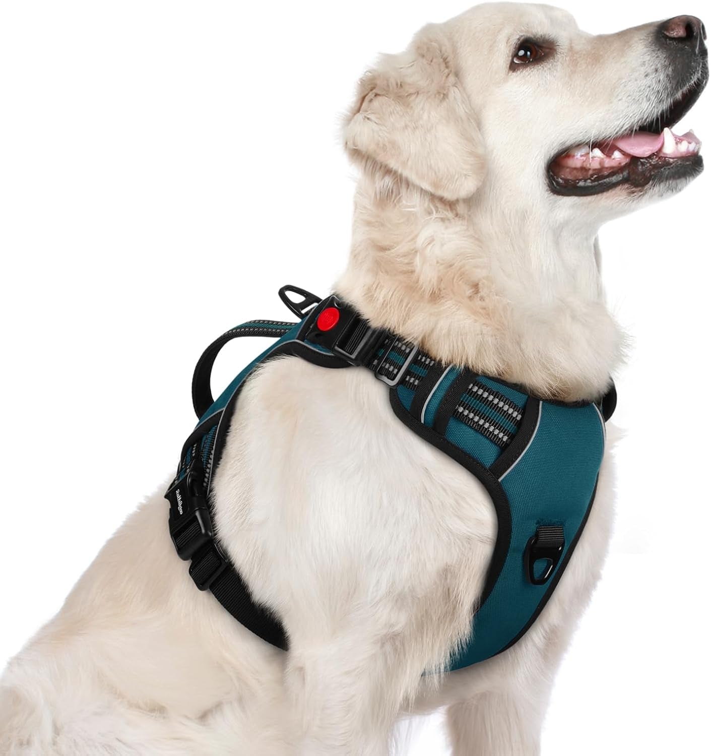 rabbitgoo-large-dog-harness-easy-wear-with-3-buckles-and-lift-handle-no-pull-with-front-clip-for-walking-adjustable-soft-padded-reflective-easy-control-pink-large